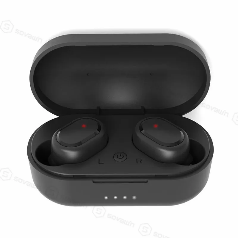 Наушники Sovawin TWS 5,0, беспроводные Bluetooth наушники, наушники, стерео спортивные беспроводные Bluetooth наушники с зарядной коробкой белого цвета