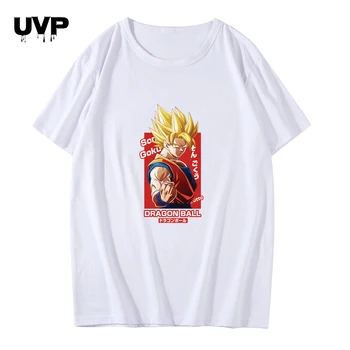 

Dragon Ball Anime Printed Funny T Shirts Japanese Streewear Unisex Plus Size Tee Shirts Tops Loose-Fit Basic Tshirts 2020 Summer