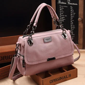 

Simple Women's Handbags New Fashion Shoulder Bags For Women Ladies Chain Messenger Bag Leather Tote Bag Medium Bolsas