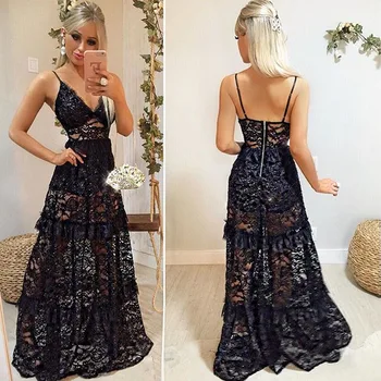 

2019 Europe and the United States the new outfit ebay amazon cross-border for hot style dress sexy v-neck condole