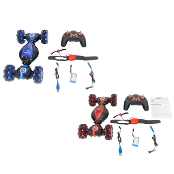 

RC Stunt Car Double Side Driving Gesture Induction Twisting Off-Road Vehicle Climbing Car Light Music Drift Toys