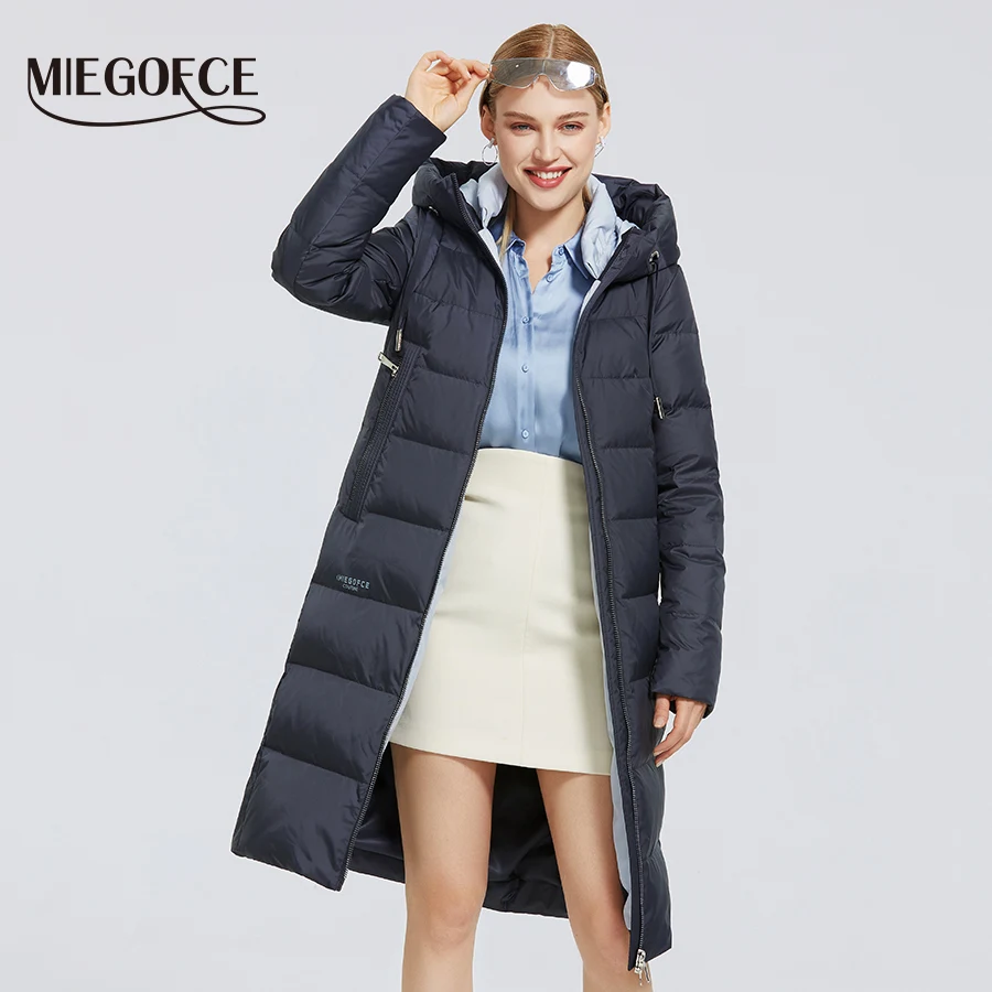 MIEGOFCE 2020 New Winter Womens Jacket Long Warm
