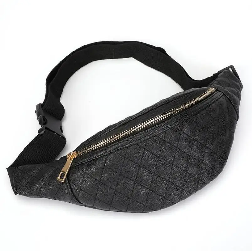 

Unisex Waist Bag Fashion Travel Pocket Adjustable Belt Leather PU Caja Fuerte Secreta Oculta Fanny Pack Men