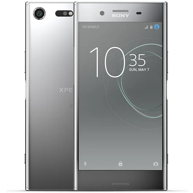 Серебристый Sony Xperia XZ Premium G8141 G8142 5," Восьмиядерный 4 Гб ОЗУ 64 Гб ПЗУ камера 19 МП LTE wifi разблокированный мобильный телефон Android - Цвет: Серебристый