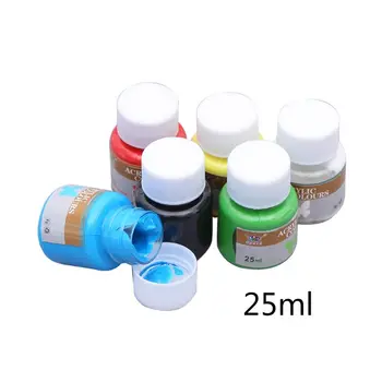 

6 x 25ml Heavy Body Colors Rich Pigments Acrylic Paint Set for Painting Crafts Dropship