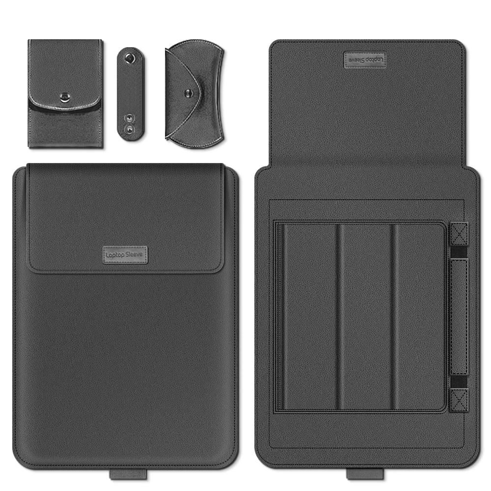 

Latest styles Bag For Huawei Matebook D14 D15 XPro 13.9 2020 matebook X 13 14 PU Leather Liner Sleeve For MagicBook 14 15.6 inch