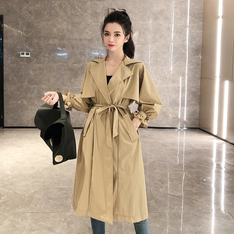 2010 весенний длинный Тренч женский модный классический Тренч Cardiagn ...