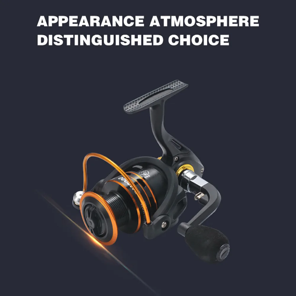 Spinning Reels Light Weight Ultra Smooth Powerful Spinning Fishing Reels DM4000 #4C04 (14)