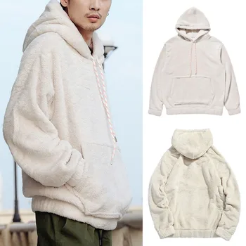 

2020 Oversized Boyfriend Hoodies Women Men Fleece Hooded Sweatshirt Coat Hoodie Blank Pullover Casual Loose Sweater Tops Winter