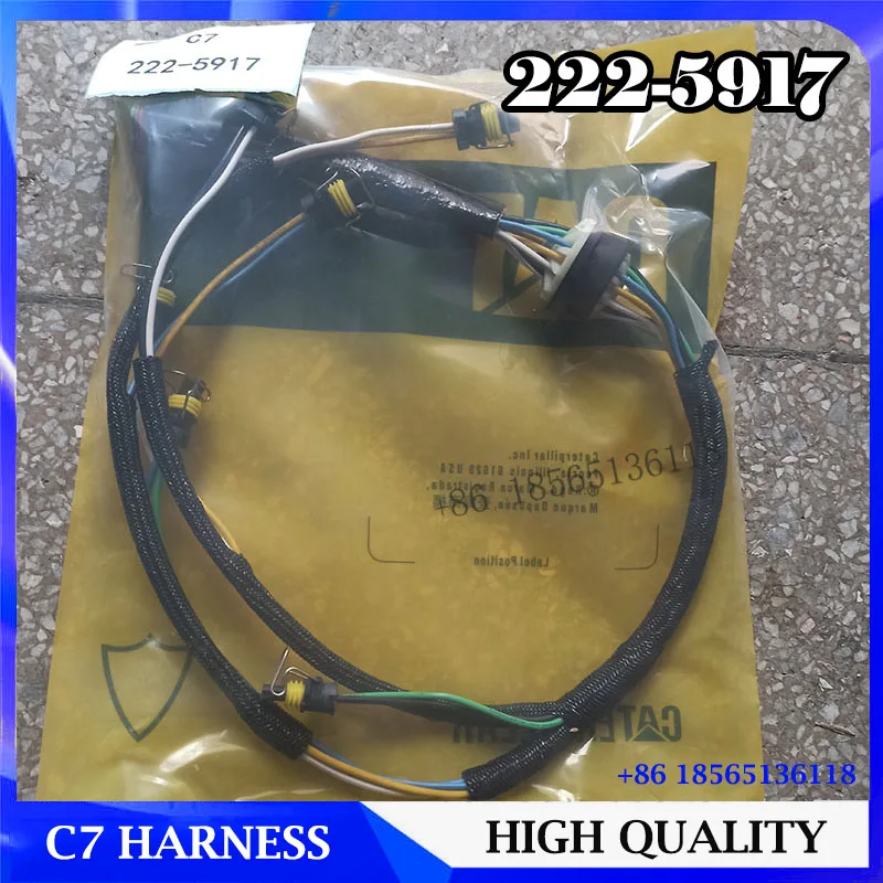 Excavator C7 Fuel Injector Wire Harness 2225917 for Caterpillar E325D