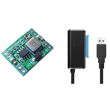 

1Pcs Mp1484En Model Aircraft Step-Down Dc-Dc Power Supply Module & 1Pcs Hard Drive Adapter Converter Cable