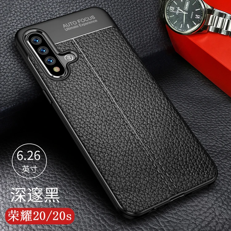 Чехол для huawei Honor 20 Pro Nova 5T Honor20 Lite, чехол, роскошный мягкий силиконовый чехол из ТПУ и углеродного волокна, защитный чехол