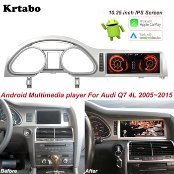 

Android Multimedia Player For Audi Q7 4L 2005-2015 Car Radio Navigation 10.25 inch IPS Screen Apple Carplay Vedio Player
