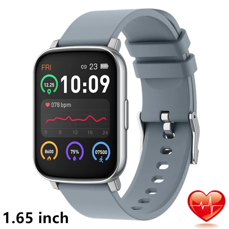 P40 Smart Watch Fitness Tracker 1.65 Inch Color Screen Continuous Heart  Rate Monitoring Blood Pressure Monitoring Custom Dial|Smart Watches| -  AliExpress