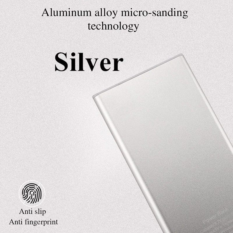Xiaomi Solor power Bank 30000 мАч Внешний аккумулятор портативный для всех смартфонов водонепроницаемый с поддержкой быстрой зарядки - Цвет: Silver 30000mAh