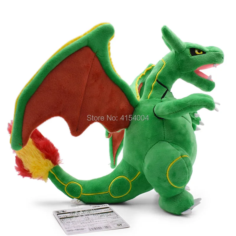 25 см горячая Распродажа Мультяшные плюшевые игрушки Rayquaza Charizard Evolution чучело плюшевое животное Peluche PP хлопок Рождественский подарок для детей