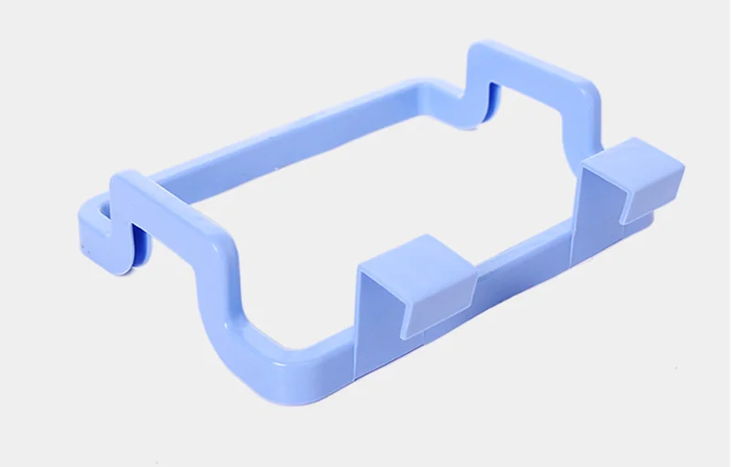 kitchen garbage bag holder in waste bin 1PC Plastic Cupboard Door Rubbish Rack cabinet door Hanging Trash Bag Rack Cloth Rack