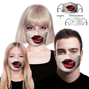 

PM2.5 Cotton Dustproof Kids 3D Print Anti-Dust Face Mouth Mask Breathable Washable Easy To Breathe Mouth Mask Adult Winter