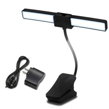 

Orchestra Adjustable Brightness Night LED Bulb Foldable Arm Music Stand Energy Saving USB Rechargeable Eye Care Book Lamp Home