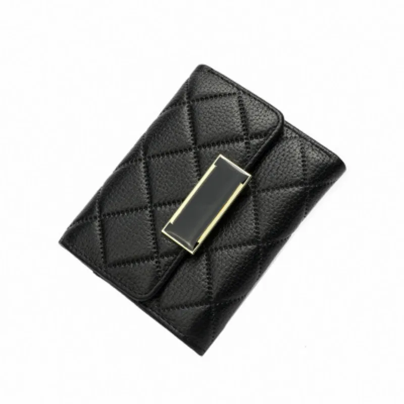 

Genuine Leather Women Wallet Multi functional leather folding wallet 2020 new fashion women's wallet short women's wallet