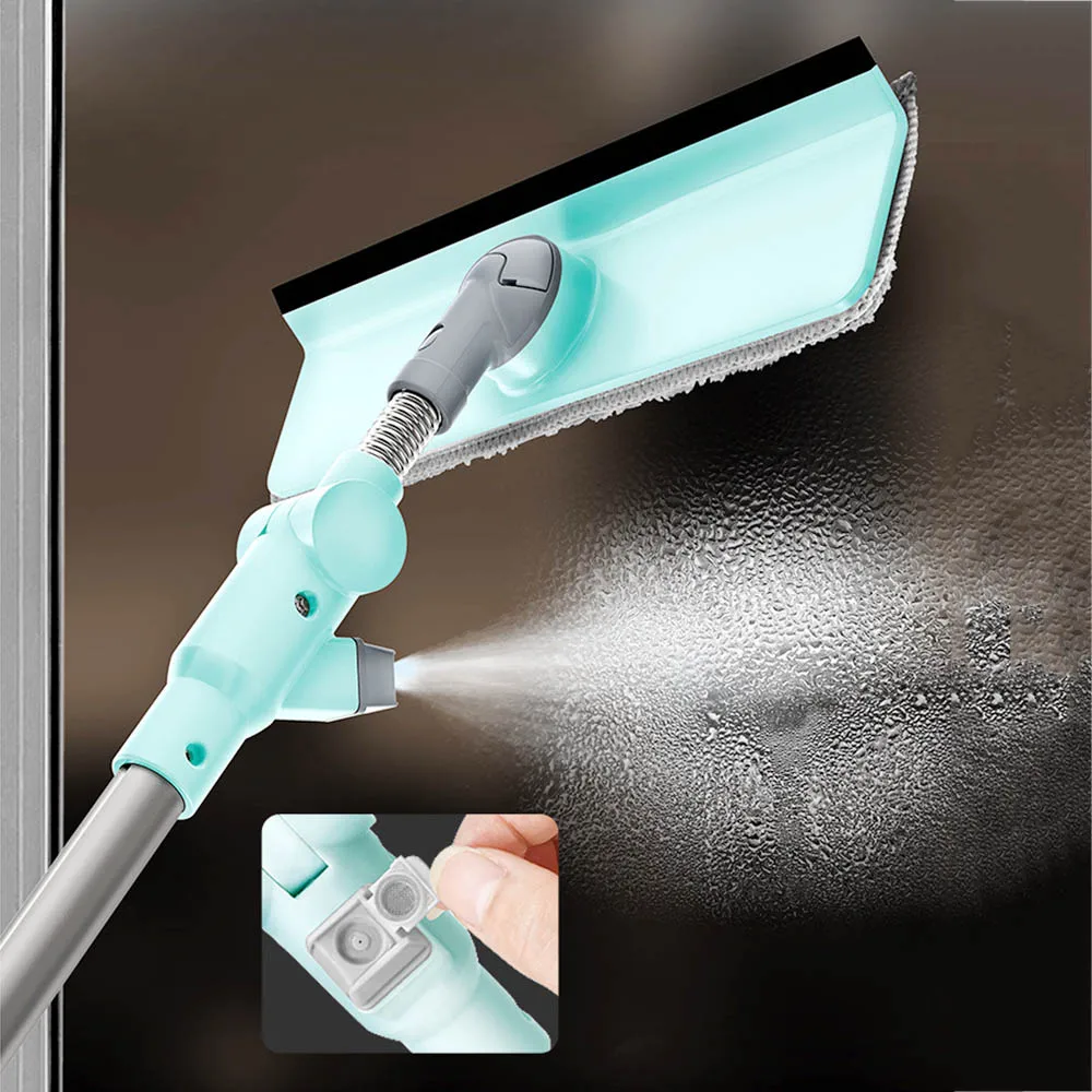 Стеклоочиститель для очистки стекла двухсторонний хлопок для мытья воды спрей чистящий инструмент