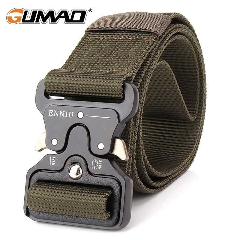 Мужской сверхмощный тактический армейский ремень страйкбольный охотничий