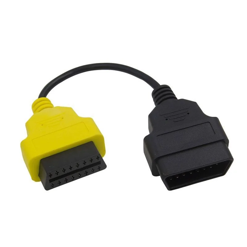 Для Fiat ECU Scan адаптер разъем OBD ODB2 EOBD 16 Pin диагностический кабель 3 шт. для Fiat MultiECUScan/Fiat ECU Scan три цвета