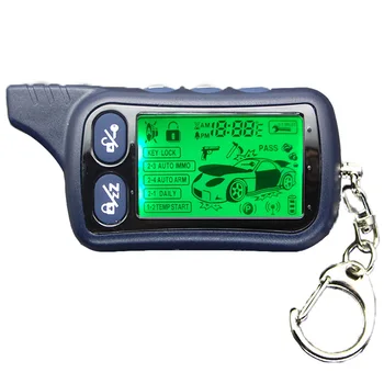 

LCD Remote Controller Keychain for Tomahawk TZ9030 TZ-9030 TZ-9020 Key Chain Fob for 2-Way Car Alarm System