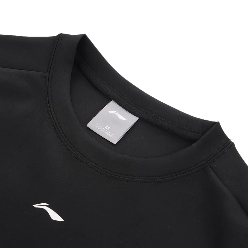 Li-Ning женский тренировочный свитер, свободный крой, комфорт, фитнес, 91% полиэстер, 9% спандекс, подкладка, спортивные топы AWDP532 WWW1071