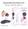 60 Pieces Replacement Sandpaper Disk Sanding Paper Accessory For Electric Foot Callus Remover Tool Pedicure Foot File 60PCS/Box ► Photo 2/6