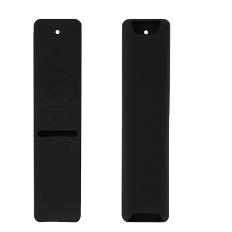 Black for Samsung Мягкий чехол s экологичный противоударный водонепроницаемый защитный силиконовый чехол для LG SAMSUNG Smart tv пульт дистанционного управления - Цвет: Black for Samsung
