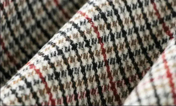 plus size 4XL!Irregular fishtail skirt high waist women winter package hip black white plaid woolen skirt office lady TB3742