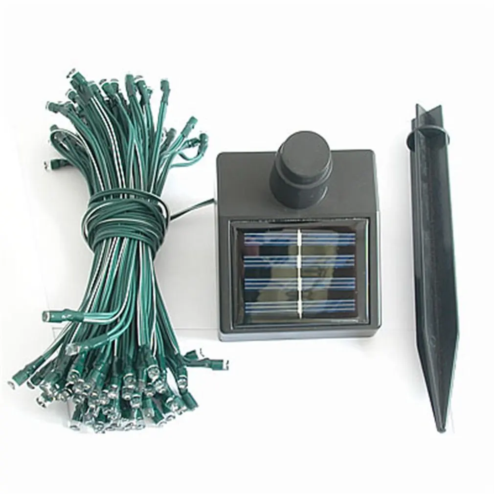 Солнечные сказочные огни 17 м 100LED наружные вечерние украшения для сада свадьбы