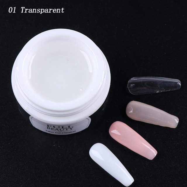 Extension Gel Nail Builder Pink White Clear Poly Builder Crystal Glue Soak Off Uv Manicure Long Lasting Diy Art Tool