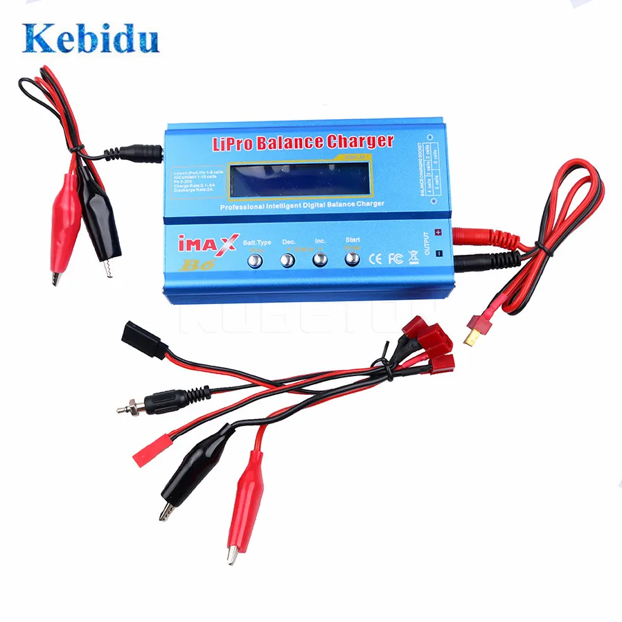 KEBIDU горячая Распродажа iMAX B6 Lipro NiMh Li Ion Ni Cd RC Battery Balance Цифровое зарядное устройство