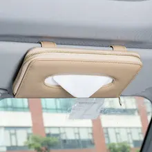 Автомобильный тканевый ящик Аксессуары Держатель Солнцезащитный козырек для хранения интерьера Легкая установка коробка для салфеток спинки сиденья Висячие съемные экономии пространства