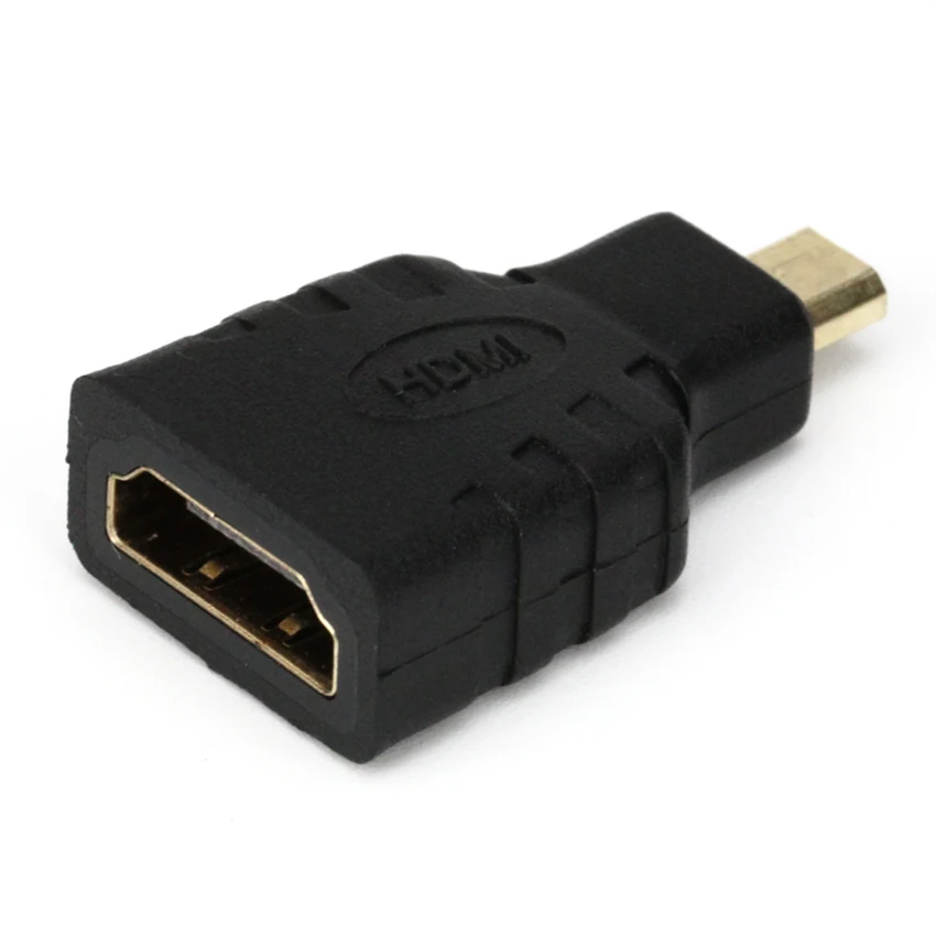 Micro HDMI Мужской к HDMI Женский адаптер позолоченный удлинитель M/F конвертер Соединительный кабель для HD ТВ камеры 500 шт./лот