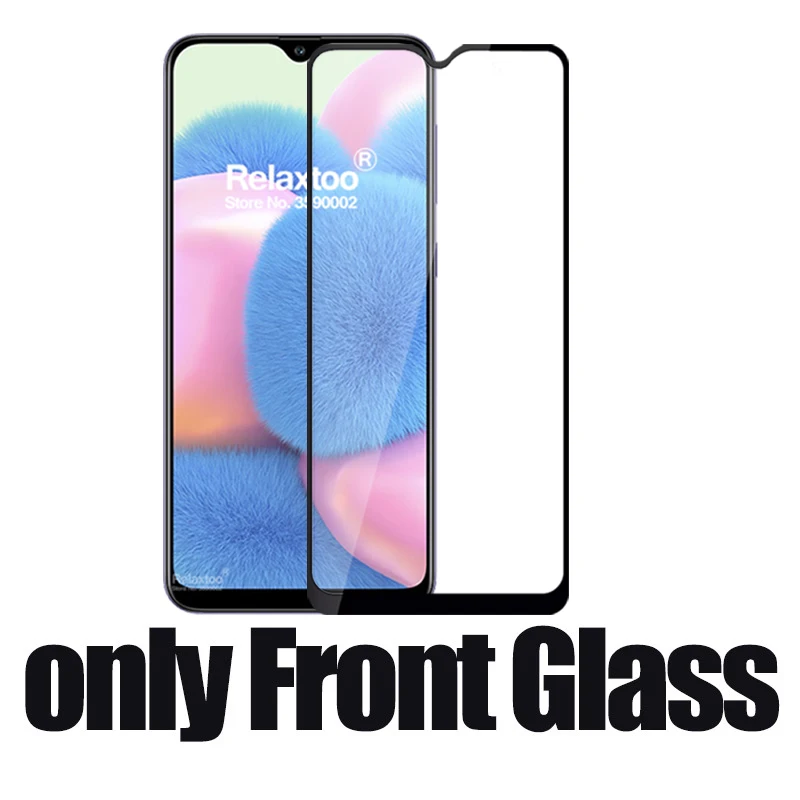 only Front Glass 2 в 1 Защитное стекло для камеры для samsung Galaxy a30s закаленное стекло 3D чехол samsun s30s a 30s a307F Защитная пленка для объектива - Цвет: only Front Glass