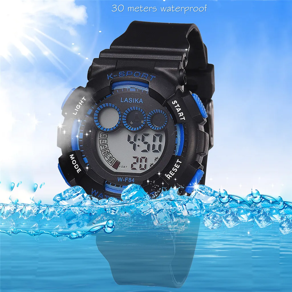 

Children Digital Watch New Fashion Camouflage Simple Men's Waterproof Sports Electronic Watch relogio infantil