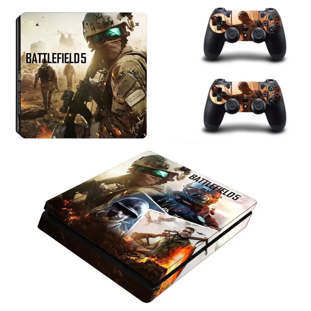 YSP4S-2523 Игра Battlefield PS4 Slim sticker Play station 4 кожа Наклейка для playstation 4 PS4 Slim консоль и контроллер Скины Виниловые - Цвет: YSP4S-2523