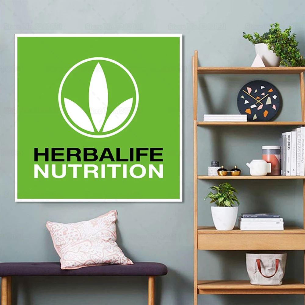 Herbalife питание печати холст живопись уникальный зеленый стены искусства плакат для украшения дома