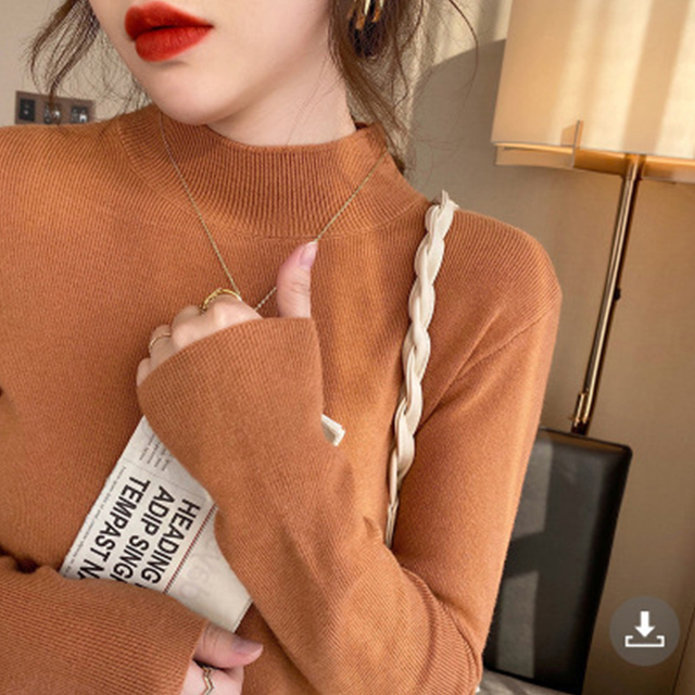 Turtleneck Slim Sweater Pullover Women Autumn winter Casual long Sleeve Sweater For women Female Chic Jumpers top
