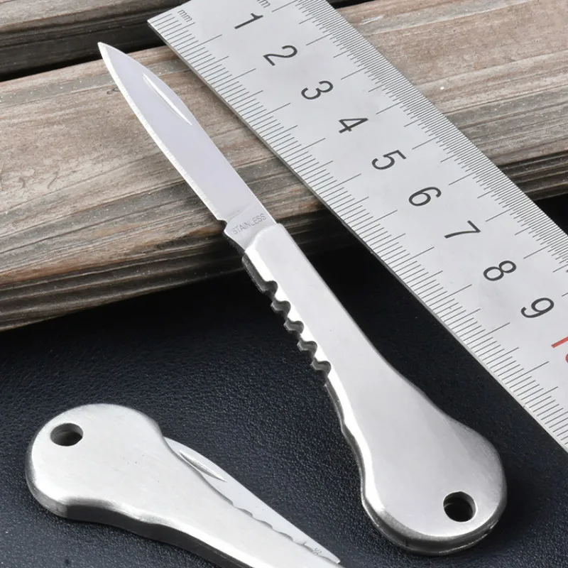 Высокое качество Открытый EDC Мини Складной нож ключ карманный нож-брелок Овощечистка портативный брелок для кемпинга инструмент