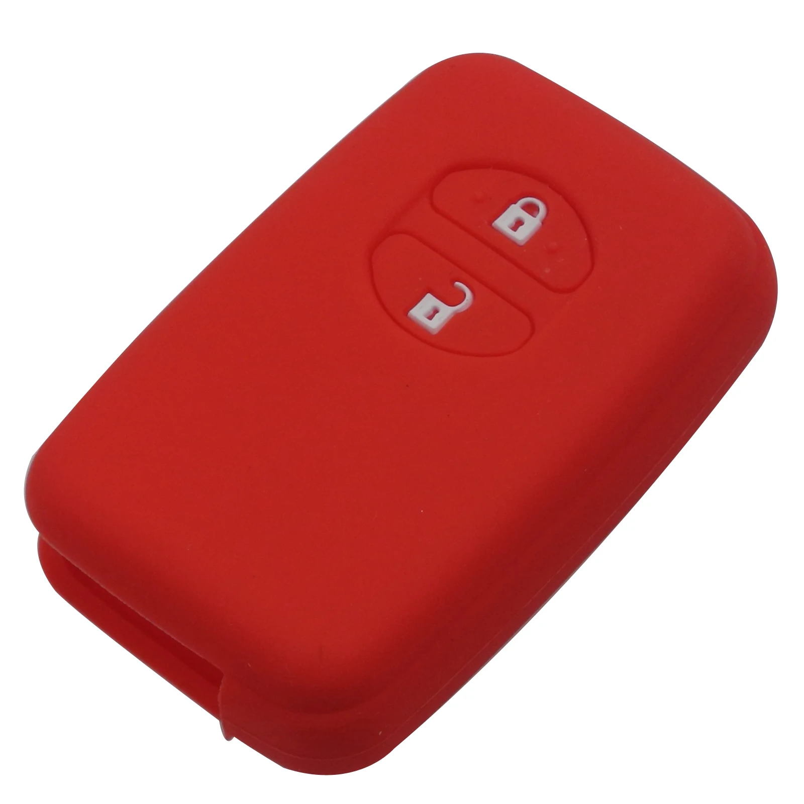 30pcs Silicone Car Key Holder Case Cover for TOYOTA Camry Highlander Crown Prado Land Cruiser Hilux Prius - Название цвета: Красный