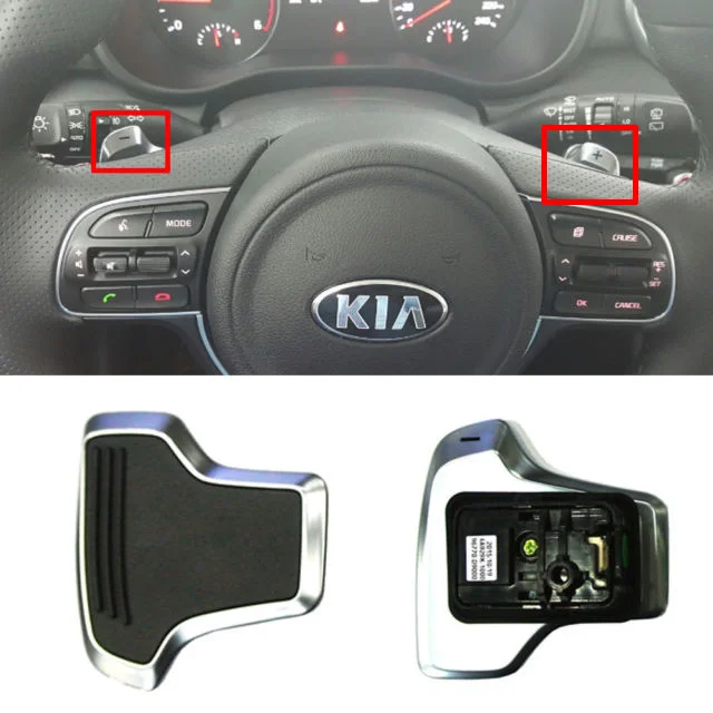 Комплект Весла рулевого колеса LH RH с проводом для KIA Sportage QL 2016 + 96770 D9000 96780 56190