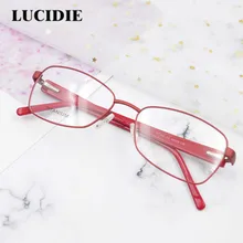Lucidie оправа для очков новая Ультралегкая титановая оправа для очков Женская Классическая модная красная оправа очки