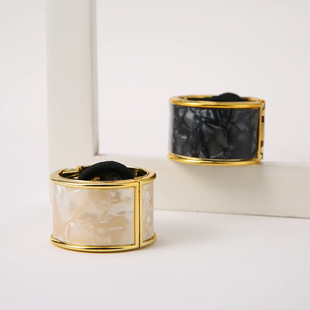H M MISM, 2 шт., в стиле панк, готика, леопардовая веревка, резинка для волос, резинка для волос, резинки для волос, аксессуары для волос, ободок - Цвет: H