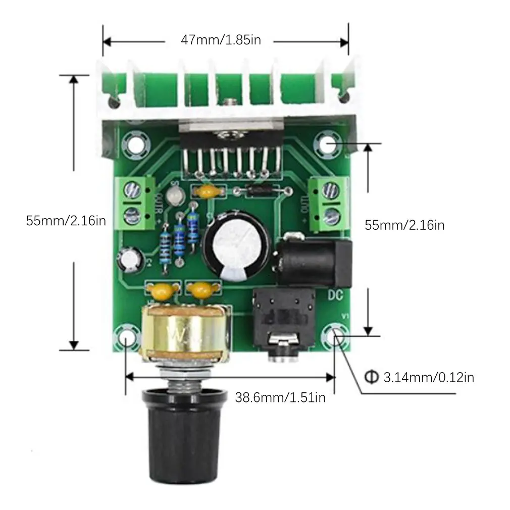 DC 12 V-18 v TDA7297 Версия 2x15W Двойная панель канального усилителя модуль XH-A271 цифровой аудио модуль платы