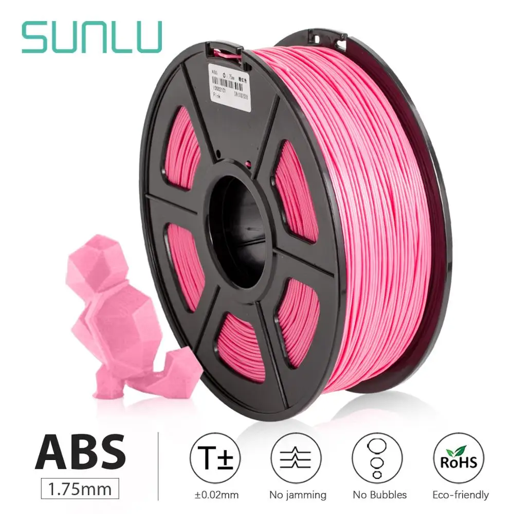 

3d printer filament new free ship 3D Printer Filament ABS SUNLU Filament 1.75mm 1kg Accuracy +/-0.02mm Metal Plastic White Color
