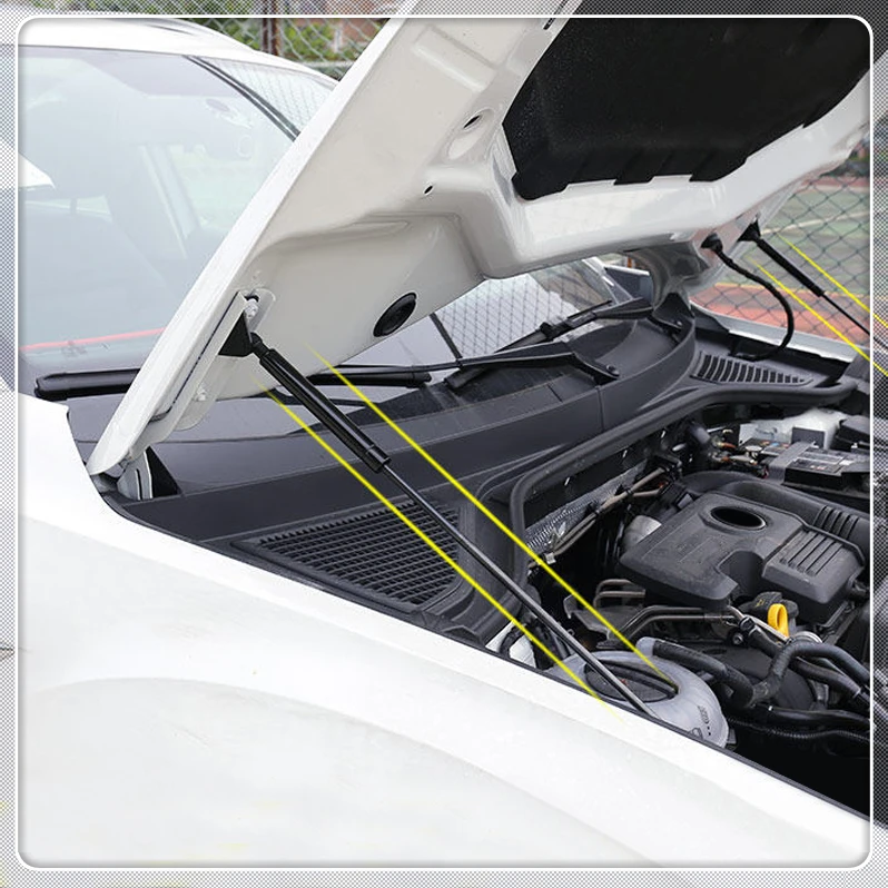 Для Volkswagen T-Roc крышка капота стойки баров гидравлический шток телескопическая штанга Лифт поддержка стайлинга автомобилей